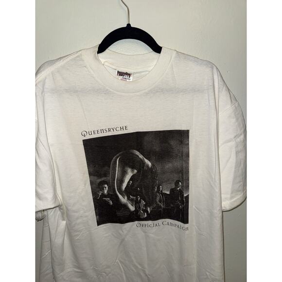 Vintage Queensryche 1997 "Hear in the Now Frontier" Official Campaign T Shirt XL - Picture 2 of 6